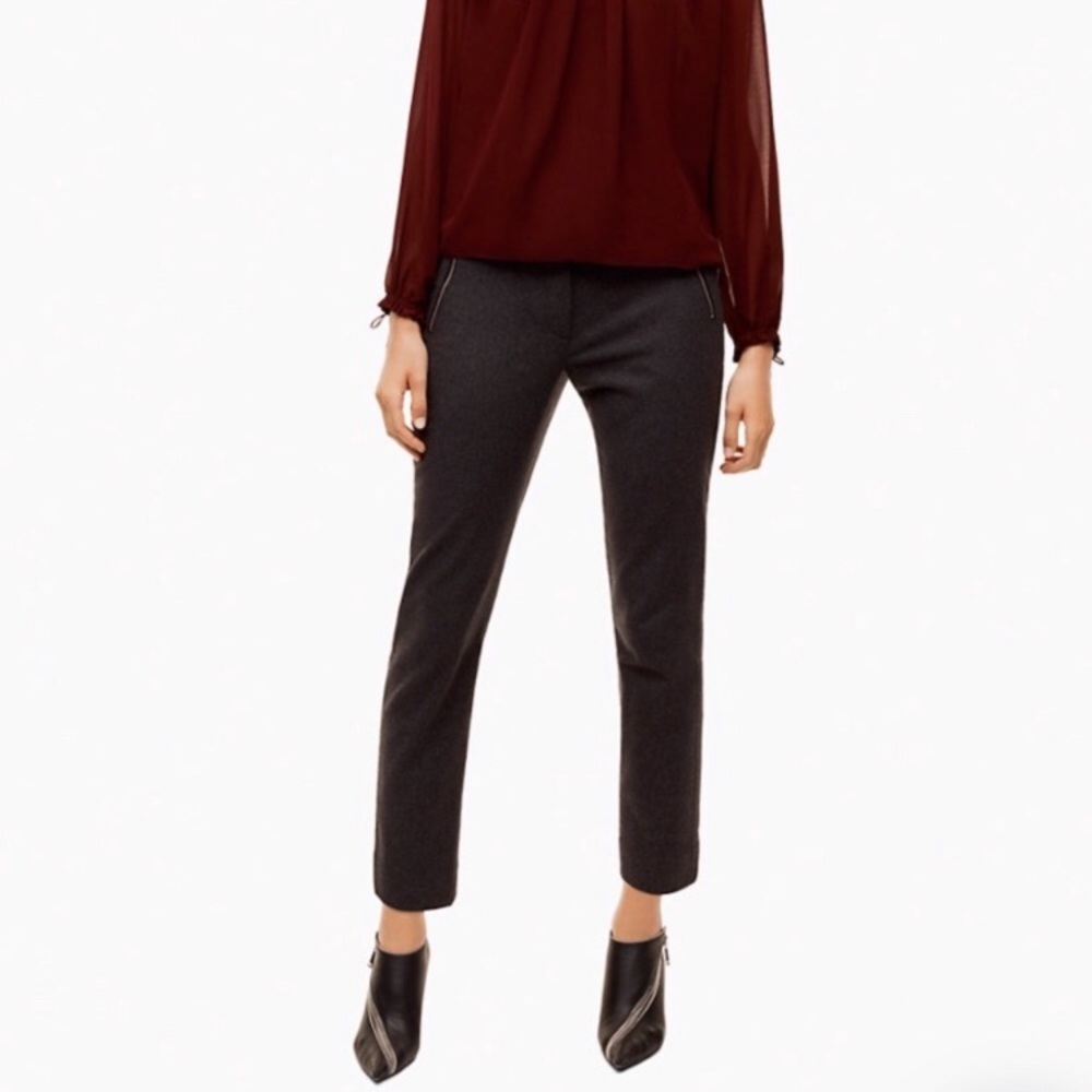 Aritzia Wilfred Gimont wool and cashmere pant